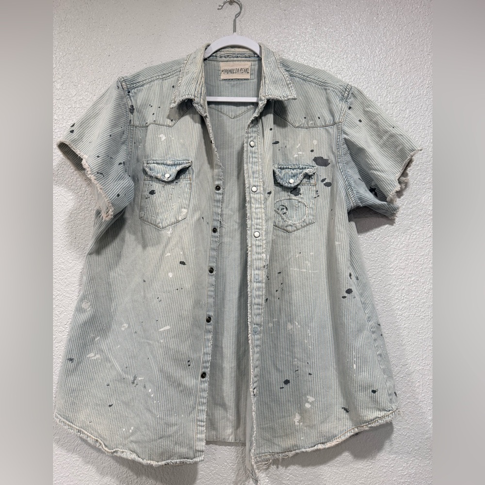 Magnolia Pearl Sanforized Denim Botton Down